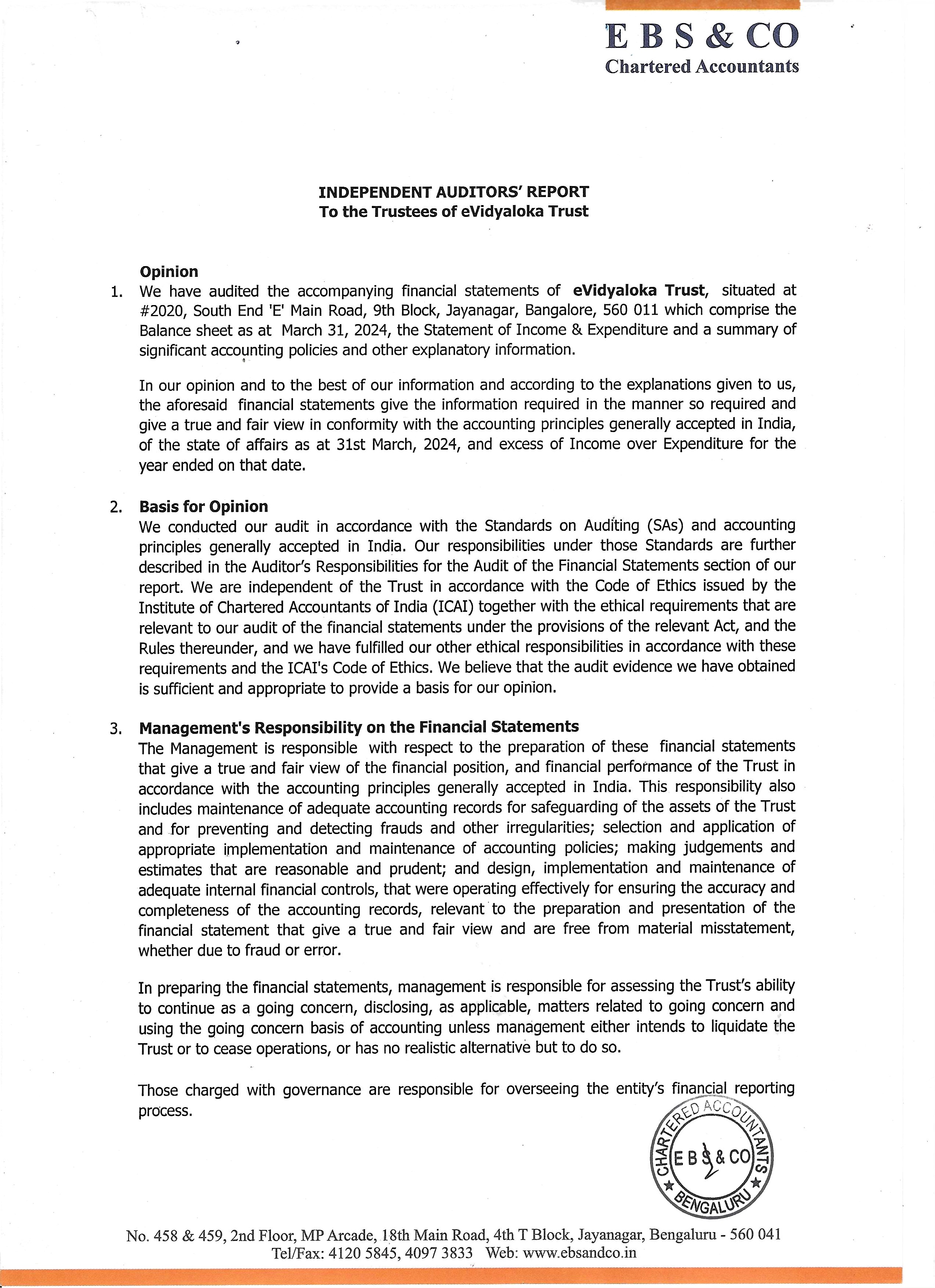 FCRA Q4 January - March 2023